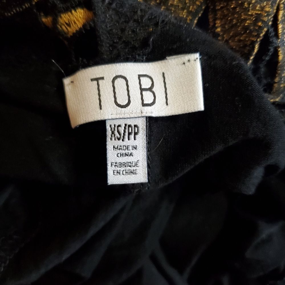 Tobi Black Unique Back Maxi Dress (XS) - Picture 7 of 7